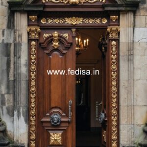 Classic Front Door Ideas Stainless Steel Main Door Grill Design No-12680