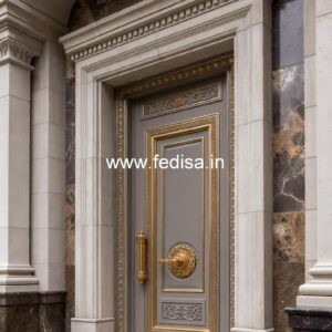 Solid Wood Classic Door Carving Door No-12687