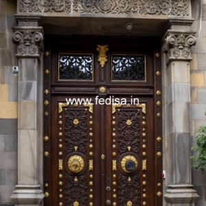 Carved Wooden Doors Chaukhat Ki Design No-12690