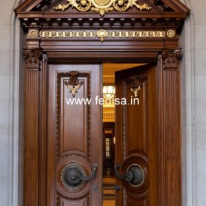 Ornate Door Design Double Palla Door Design No-12697