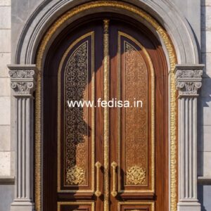Double Door Classic Style Front Door Design Double Door No-12714