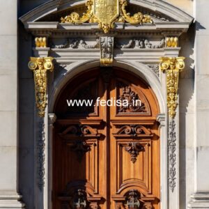 Italian Style Wooden Doors Steel Double Door Design No-12740