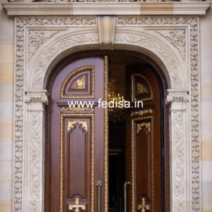 Bungalow Classic Door Design Wooden Door Paint Design No-12745