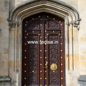 Rustic Classic Door Front Door Arch Design No-12778