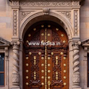 Bungalow Classic Door Design Pooja Mandir Door Design No-12786