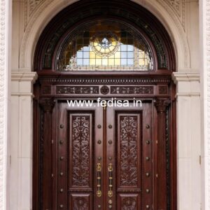 Hardwood Traditional Doors Simple Door Design In Wood No-12815