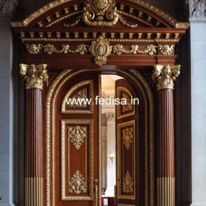 Front Entrance Classic Door Unique Door Design No-12824