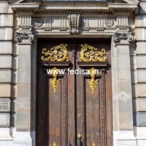 Panel Door Design Front Door Grill Gate No-12836