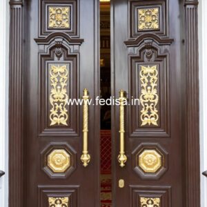 Handcrafted Wooden Door Main Door Wall Design For Indian Homes No-12855