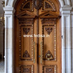 Hardwood Traditional Doors Chokhat Design Price No-12856