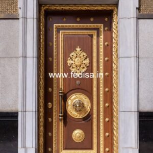 Italian Style Wooden Doors Modern Net Door Design No-12863