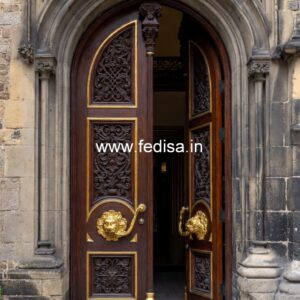 Bungalow Classic Door Design House Double Door Design No-12868