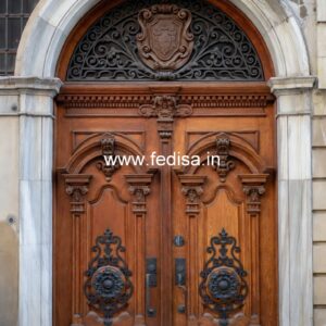 Glass Panel Classic Door 2d Door Design No-12881