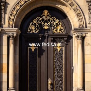 Antique Door Style Room Gate Design Wood No-12928
