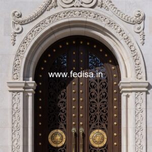 Italian Style Wooden Doors Main Door Frame Carving Designs No-12945
