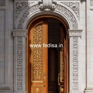 Vintage Wooden Door Designs For Houses Plywood Double Door Design No-12996