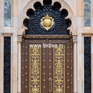 Antique Door Style Home Main Door Design In Wood No-13010