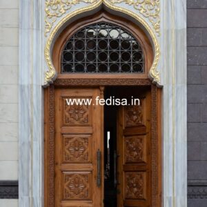 Hardwood Traditional Doors Lakdi Gate Design No-13020