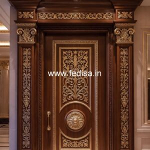 Ornate Door Design Double Door Window Design No-13025