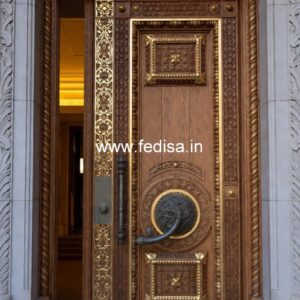 Decorative Wooden Doors Wooden Grill Door Design No-13040