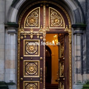 Double Door Classic Style Grill Door For Main Door No-13042