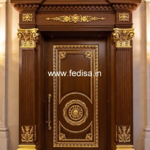 Wooden Carved Door Design Wooden Double Door Design For Home No-13052