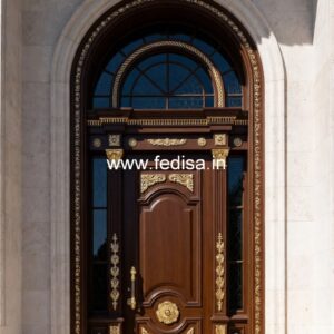 Elegant Door Design Sagwan Gate Design No-13091
