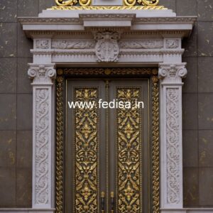 Solid Wood Classic Door Lakdi Door Design No-13097