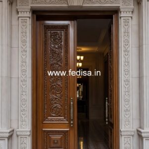 Carved Wooden Doors Bedroom Sliding Door Design No-13141