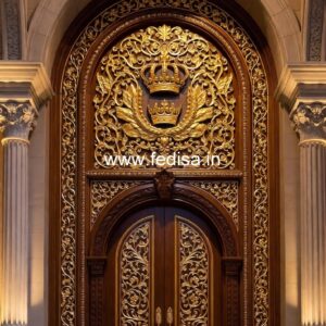 Ornate Door Design Washroom Gate Design No-13148