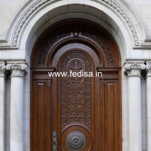 Front Entrance Classic Door Aluminum Louver Door No-13152