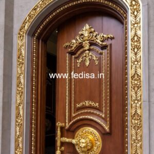 Decorative Wooden Doors Toilet Bathroom Door Design No-13163