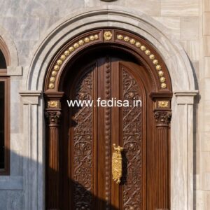 Double Door Classic Style Grill Door Design For Main Door No-13165