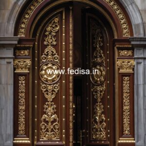 Carved Wooden Doors Modern Teak Wood Main Door Design No-13182