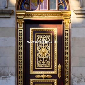 Victorian Door Design Double Leaf Door Design No-13227