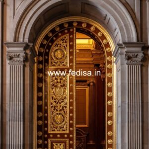 Front Entrance Classic Door Sunmica Door Design Catalog No-13234