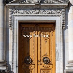 Villa Entrance Door Double Net Door Design No-13236