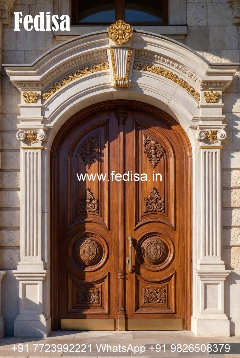 Traditional Door Design Bungalow Main Door Design No-13252
