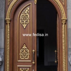 Mahogany Classic Doors Steel Door Gate Design No-13263