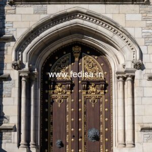 Carved Wooden Doors Safety Door Designs For Flats Price No-13264