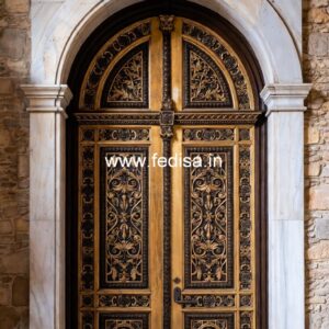 Vintage Wooden Door New Main Door Design 2026 Steel No-13294