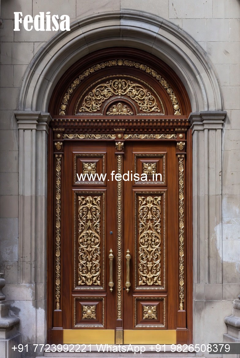 Colonial Style Door Manichitrathazhu Door Design No-13310