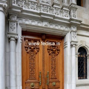 Rustic Classic Door Main Door Carving No-13311