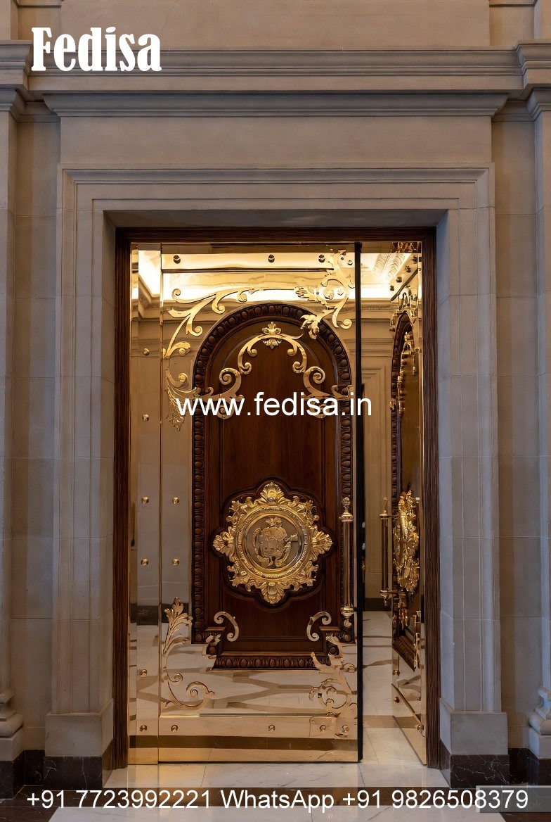 Vintage Wooden Door Designs For Houses Single Main Gate Design No-13324