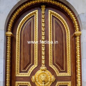 Double Door Classic Style Jalidar Door Design No-13329