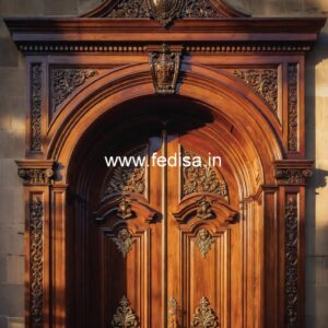 Solid Wood Classic Door Restaurant Door Design No-13343