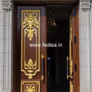 Carved Wooden Doors Industrial Door Design No-13346