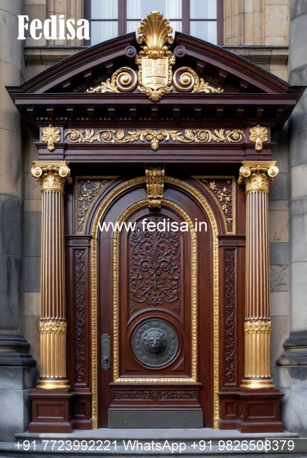 Bungalow Classic Door Design Room Door Design 2027 No-13360 - Fedisa