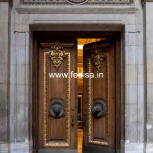 Engraved Wooden Door Door Design Jali Wale No-13372