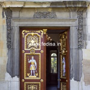 Antique Door Style Jannal Door Design No-13379